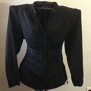 Croft & Barrow stretch button down shirt - black